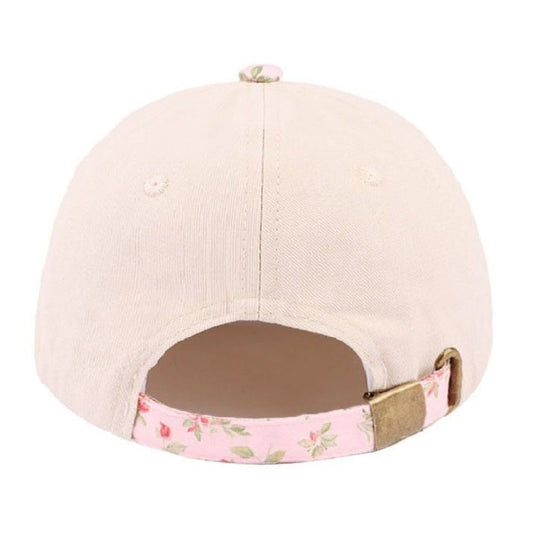 All His Glory Hat - Floral Pink