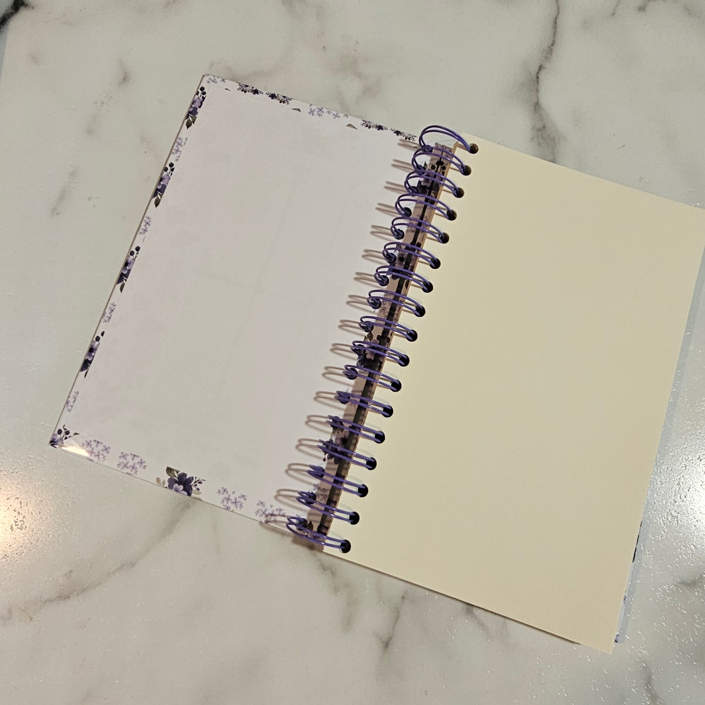 Handmade Spiral Journal with Bible Verse