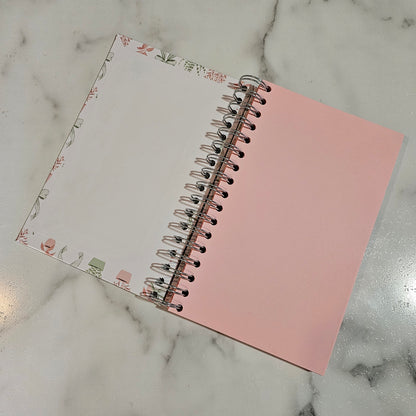 Handmade Spiral Journal with Bible Verse