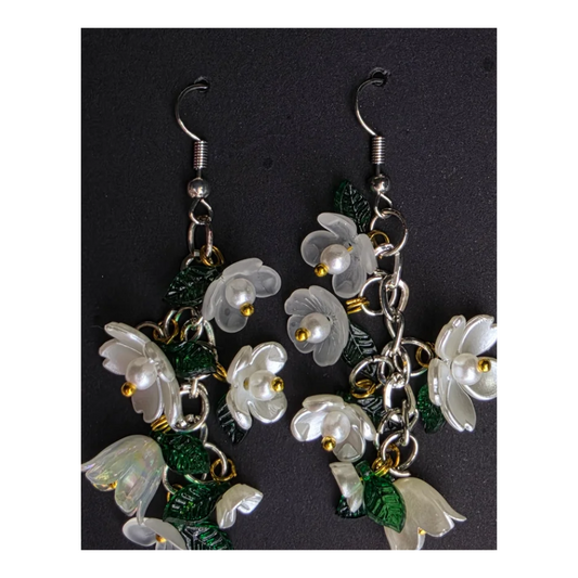 Floral Earrings - Dangling E