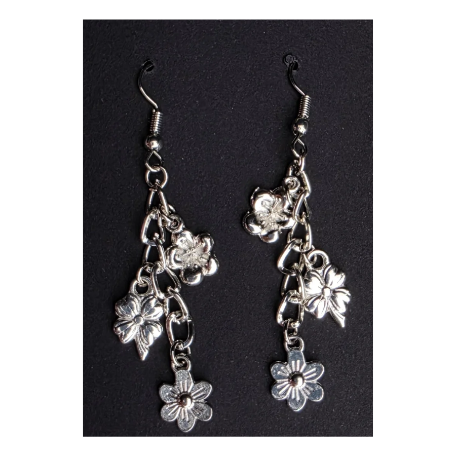 Floral Earrings - Dangling C